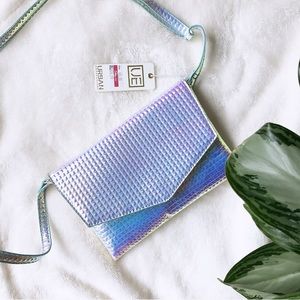 NWT Urban Expressions HOLOGRAPHIC Clutch